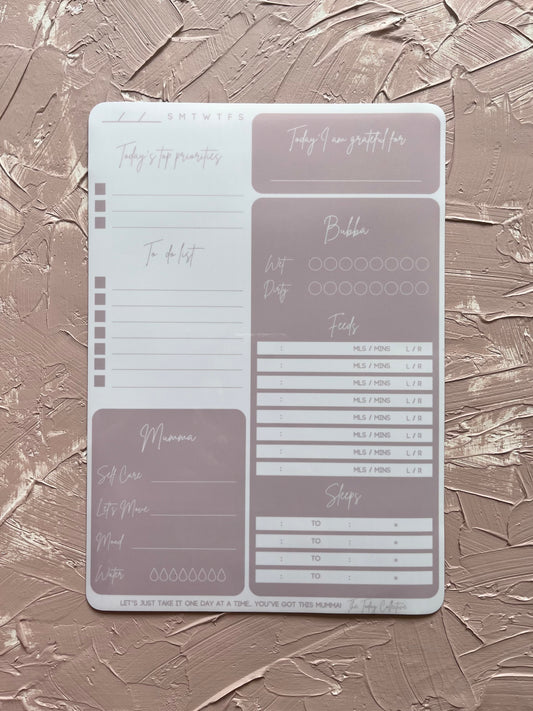 Magnetic Motherhood Tracker - Pink