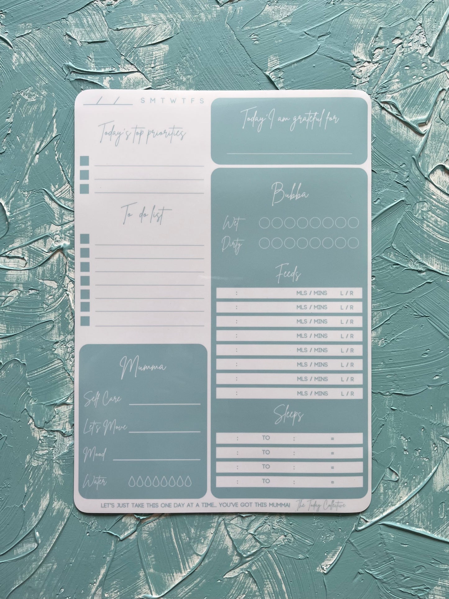 Magnetic Motherhood Tracker - Blue